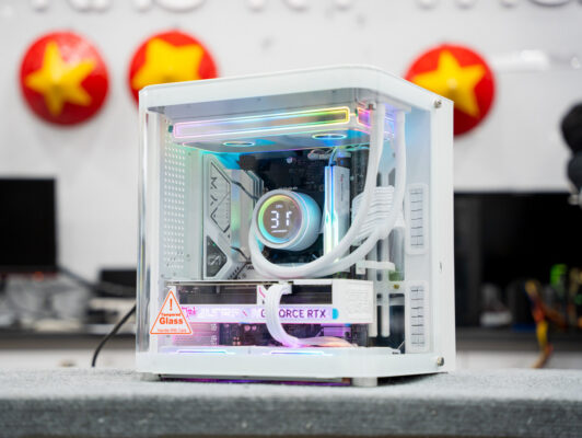 PC MINI AMD GAMING PRO Ryzen 5 7500F- RTX 5060 8GB OC WHITE (Cấu hình gốc)